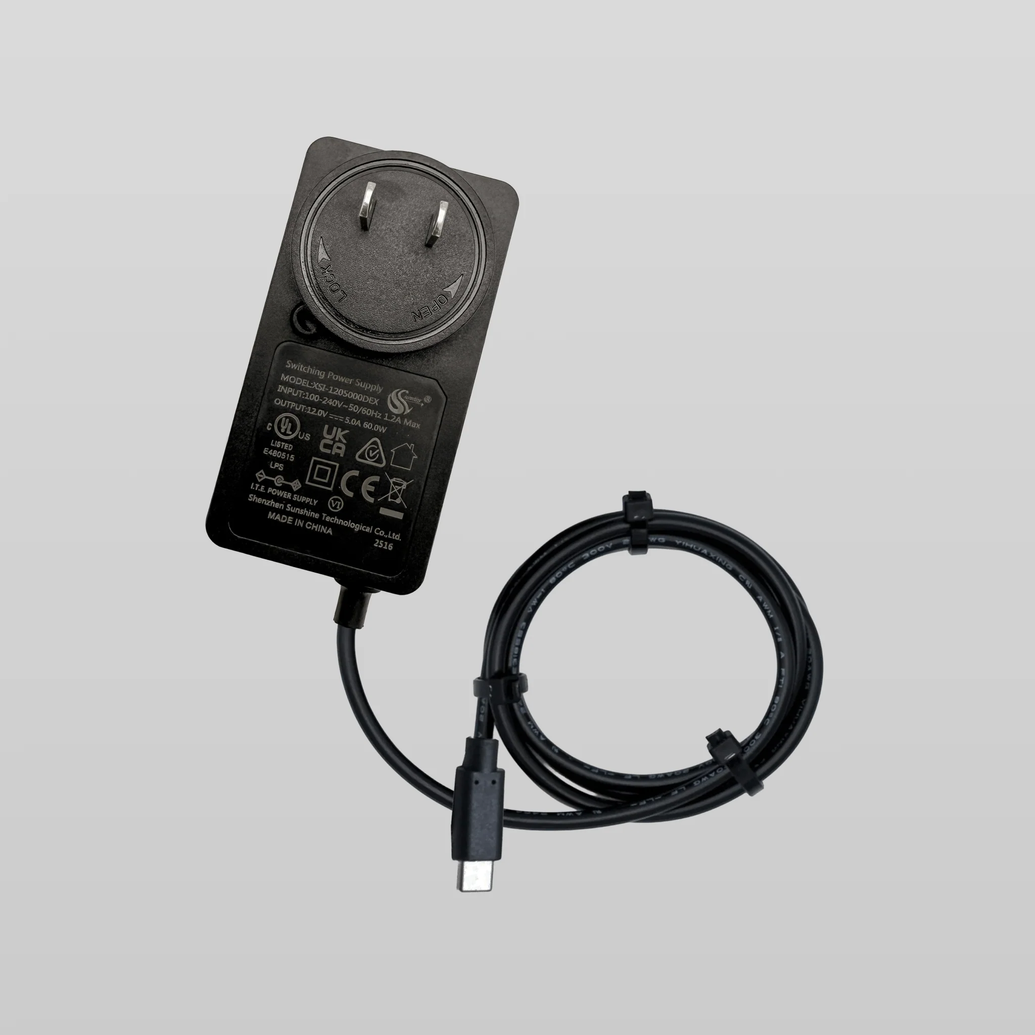 12V/5A 60W USB-C Power Adapter for ZimaBlade